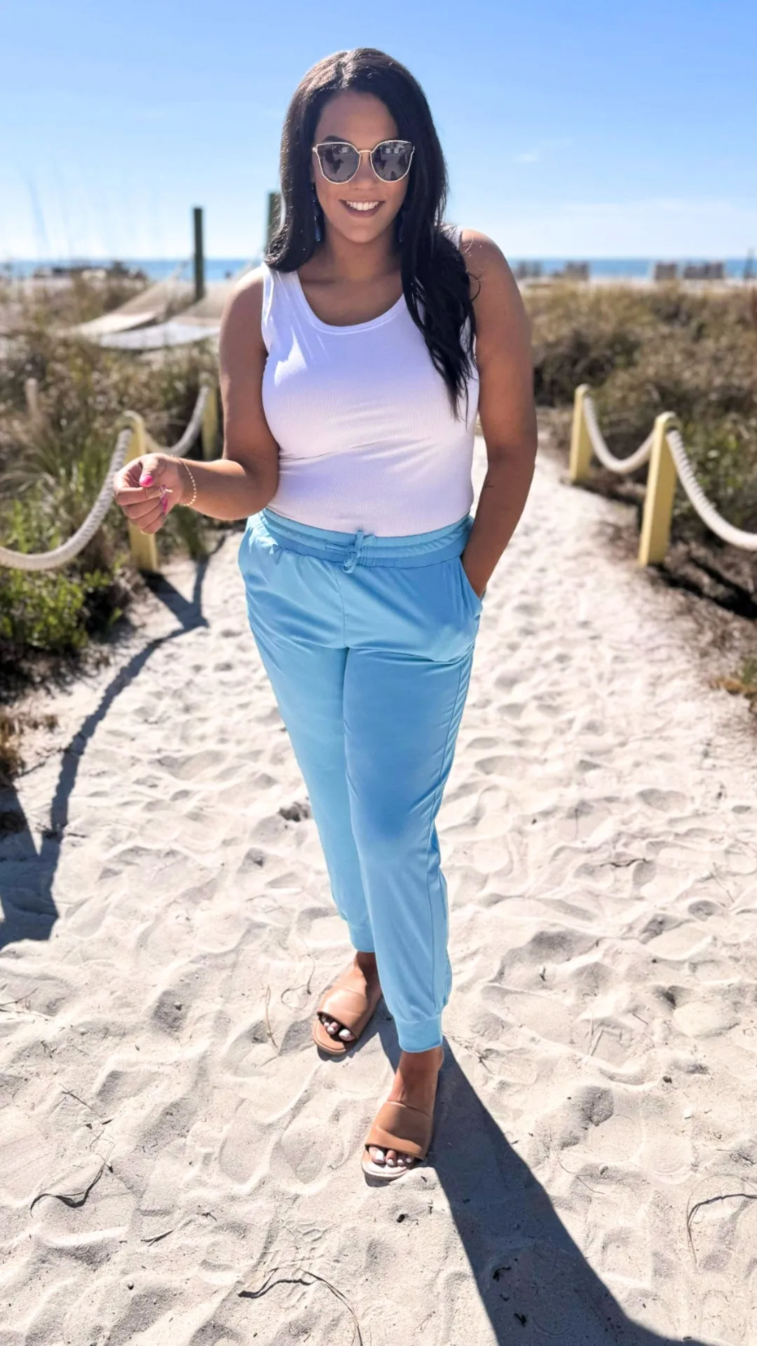 Seaside Blue Everyday Joggers by Salty Wave*