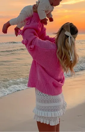 Short and Sweet Pink Knit Jumper