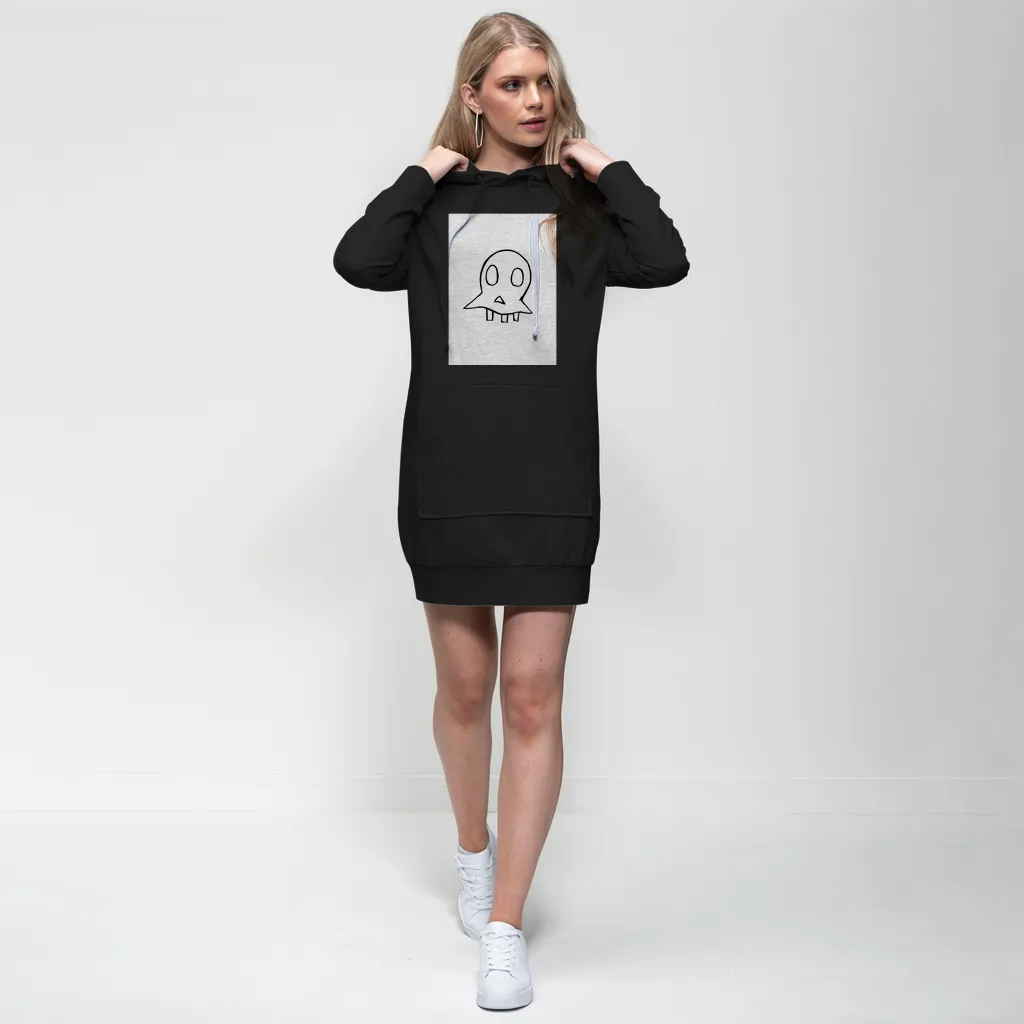 Skeleton Premium Adult Hoodie Dress