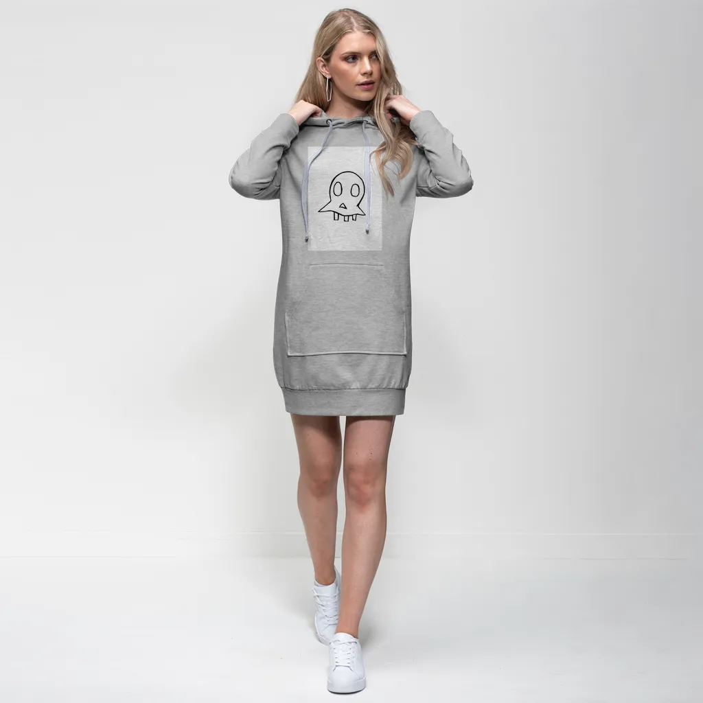 Skeleton Premium Adult Hoodie Dress