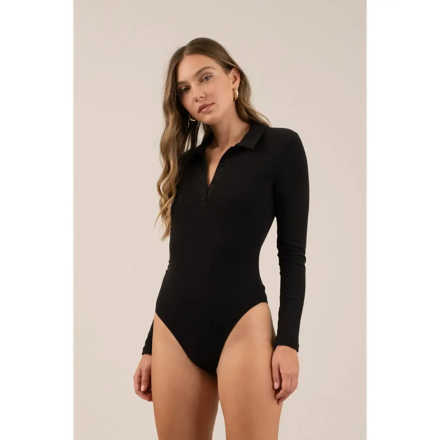 Sloane Collared Bodysuit