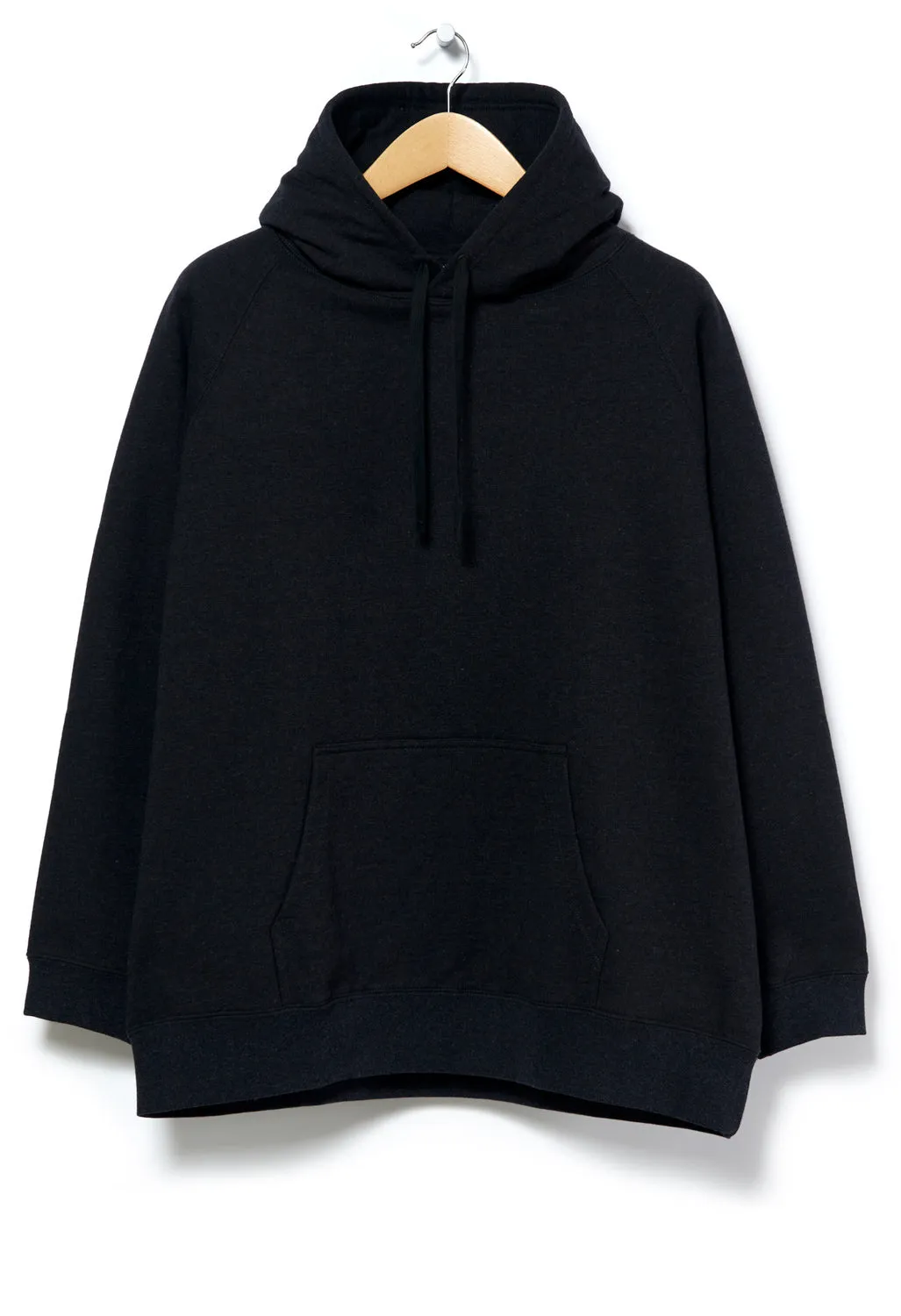 Snow Peak Recycled Cotton Pullover Hoodie - Black