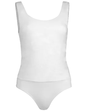 Solid Cotton Metal Bodysuit