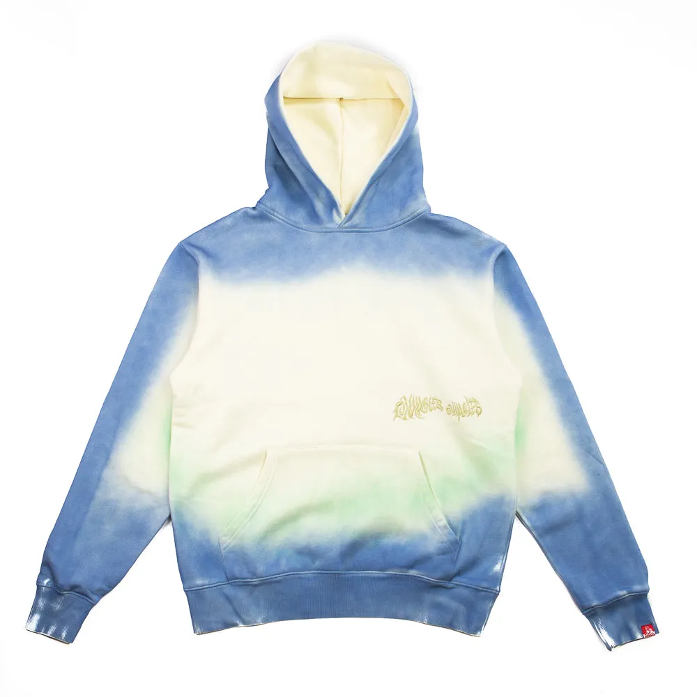 Spray Dyed Hoodie (Birch Blue Green)