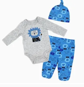 Sterling Baby - Boys 3 Piece Set Lion