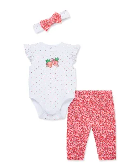 Strawberry Bodysuit & Pant Set