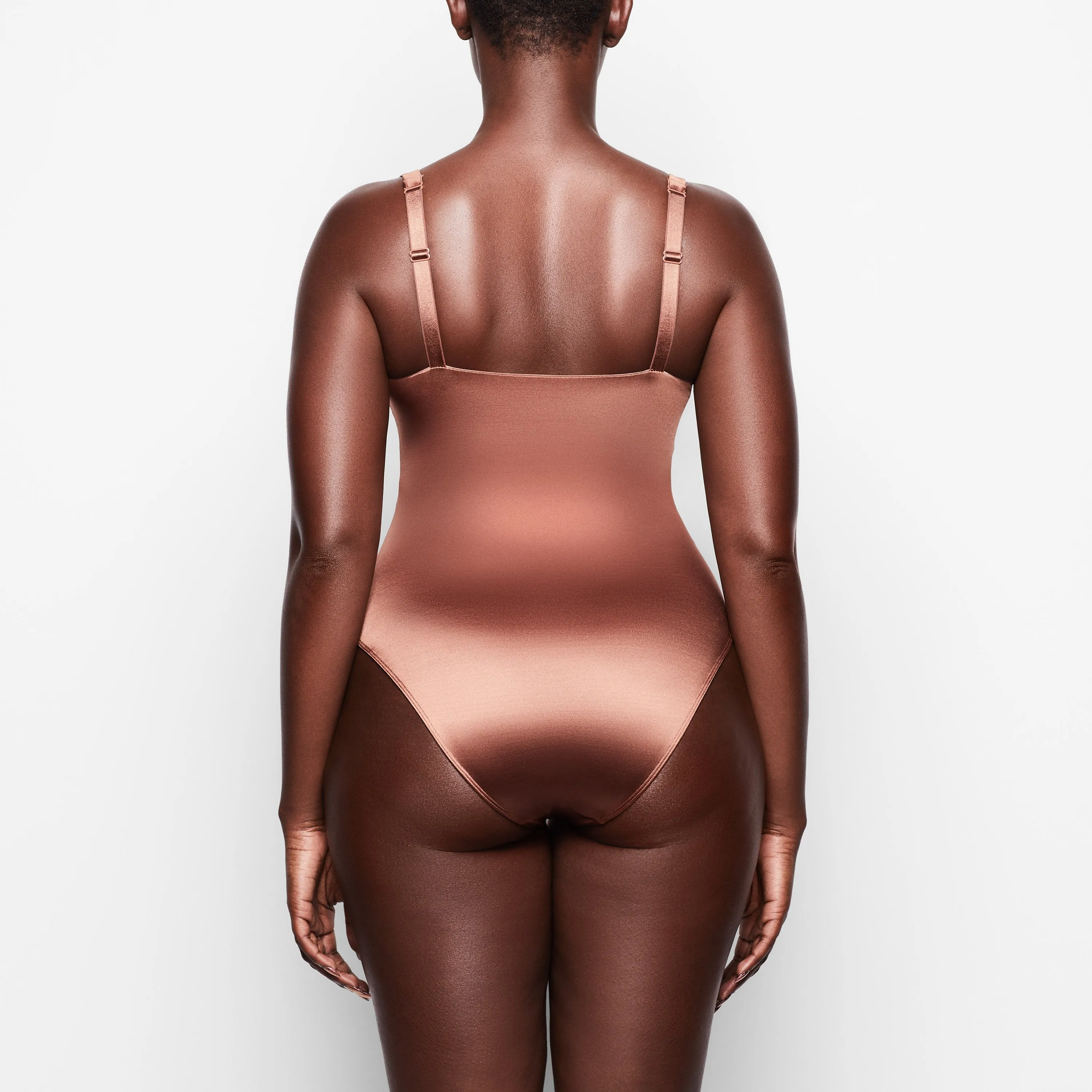 STRETCH SATIN SMOOTHING BODYSUIT | JASPER