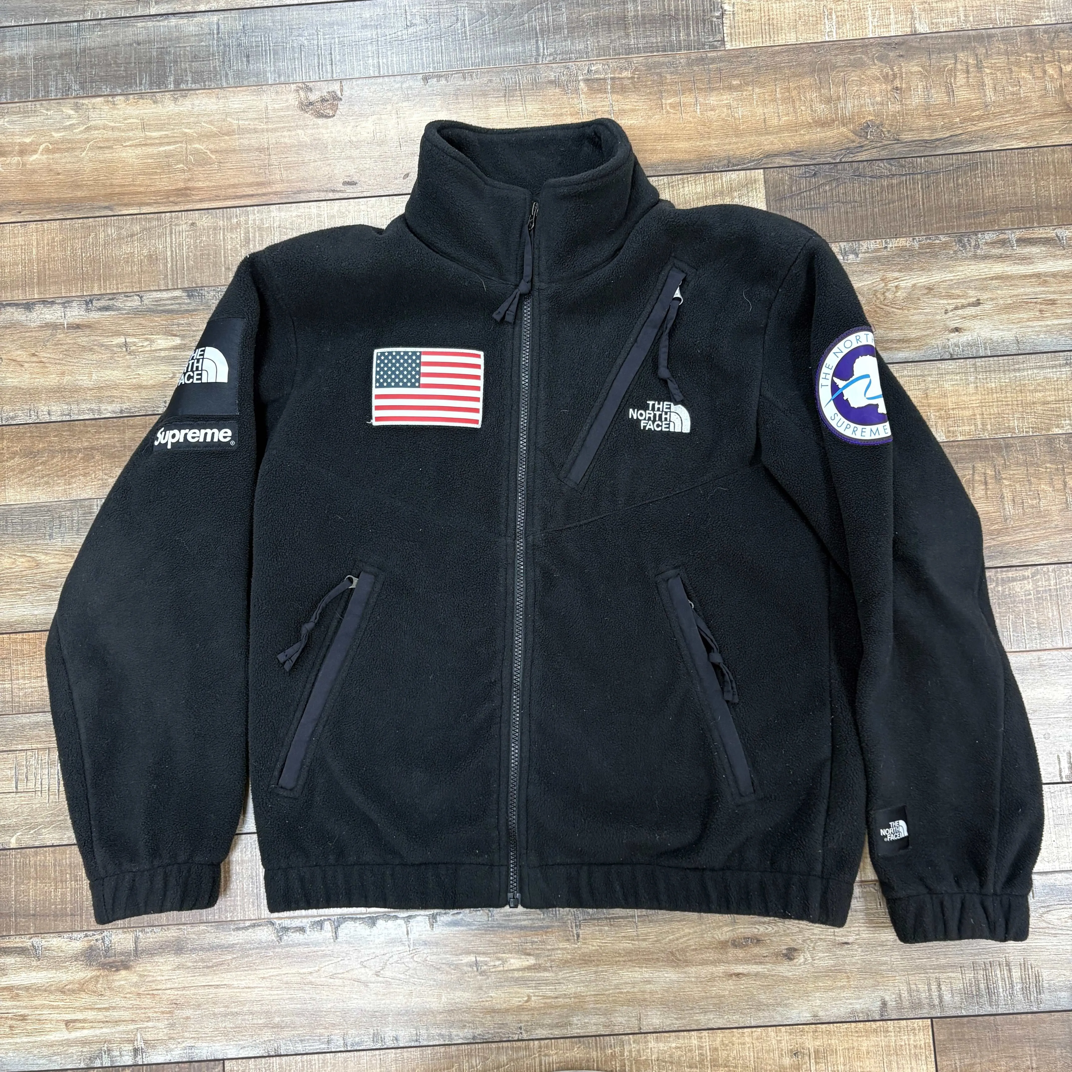 Supreme The North Face Trans Antarctica Expedition Fleece Jacket Black