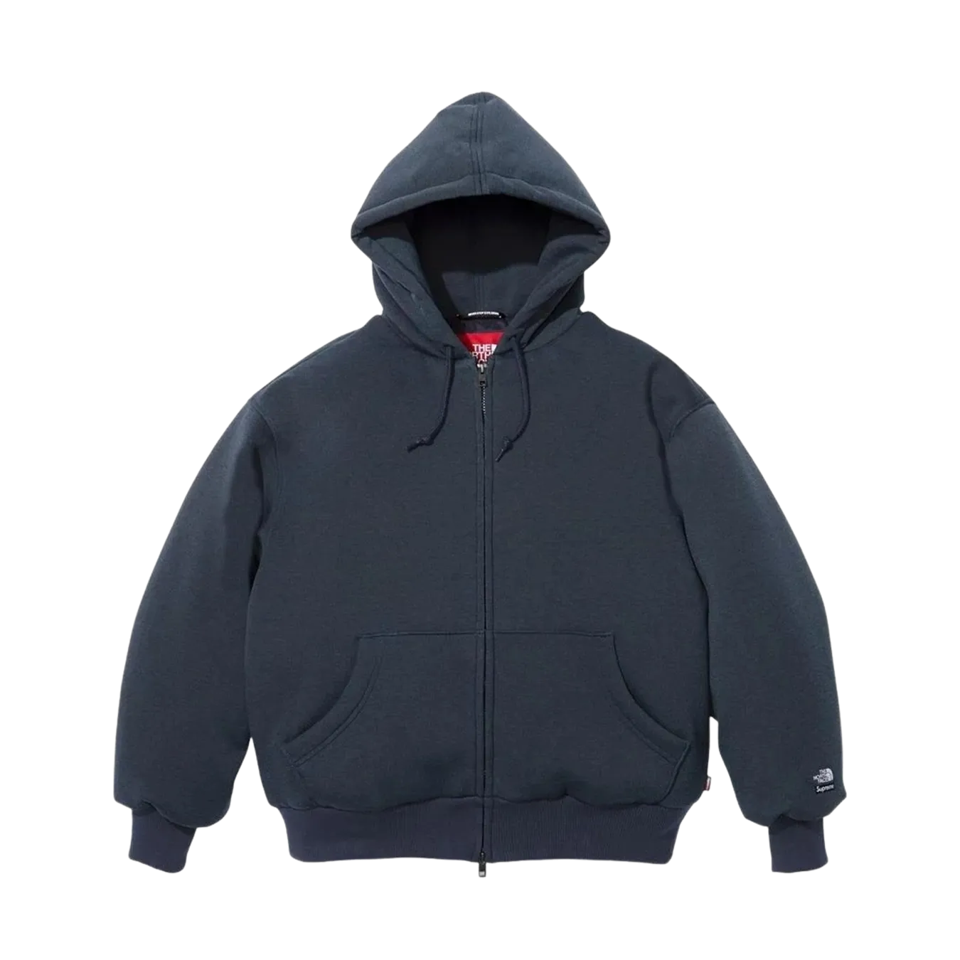 Supreme x The North Face Zip Up Hooded Sweatshirt 'Navy'