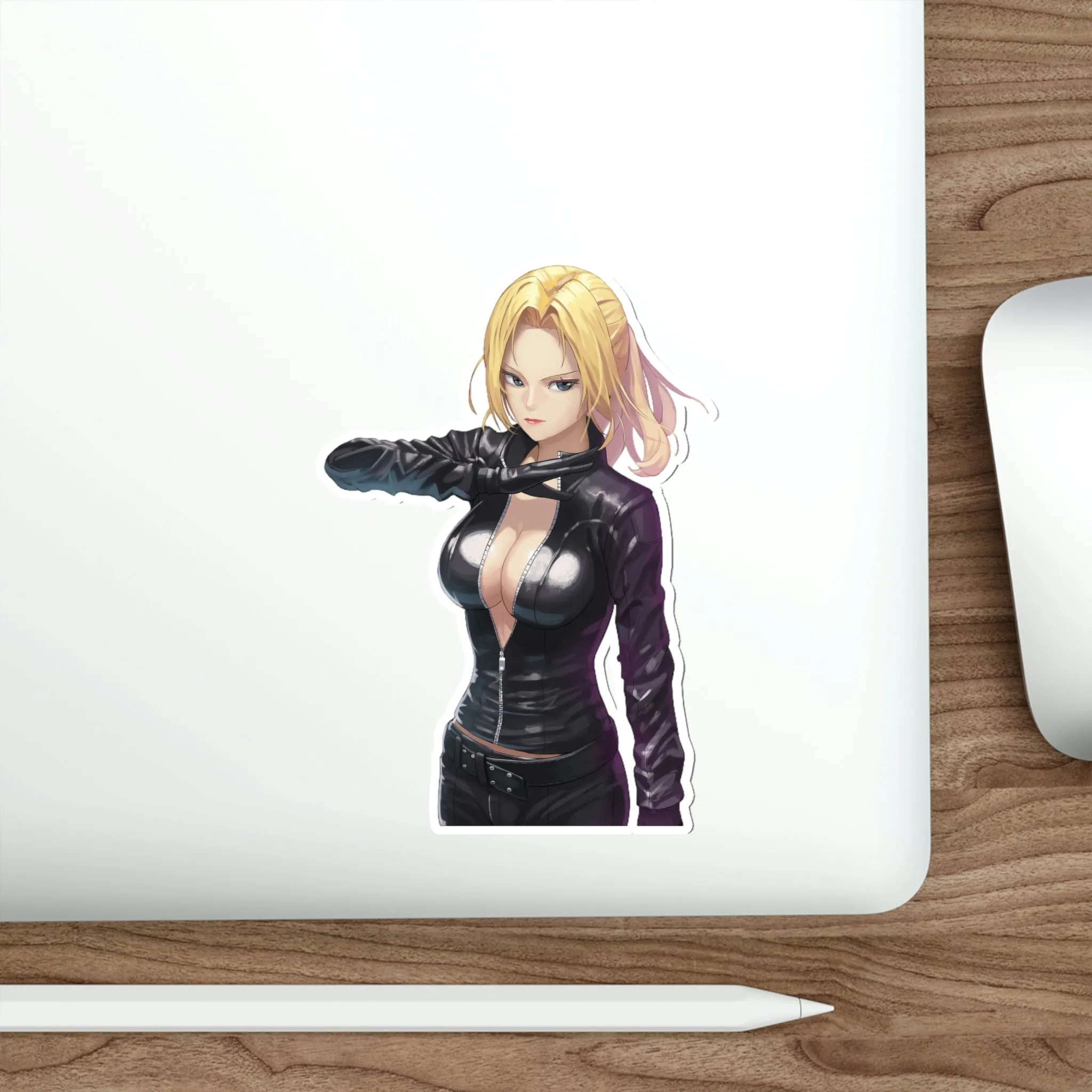 Tekken Nina Williams Sexy Leather Bodysuit Waterproof Sticker - Weatherproof Vinyl Car Decal