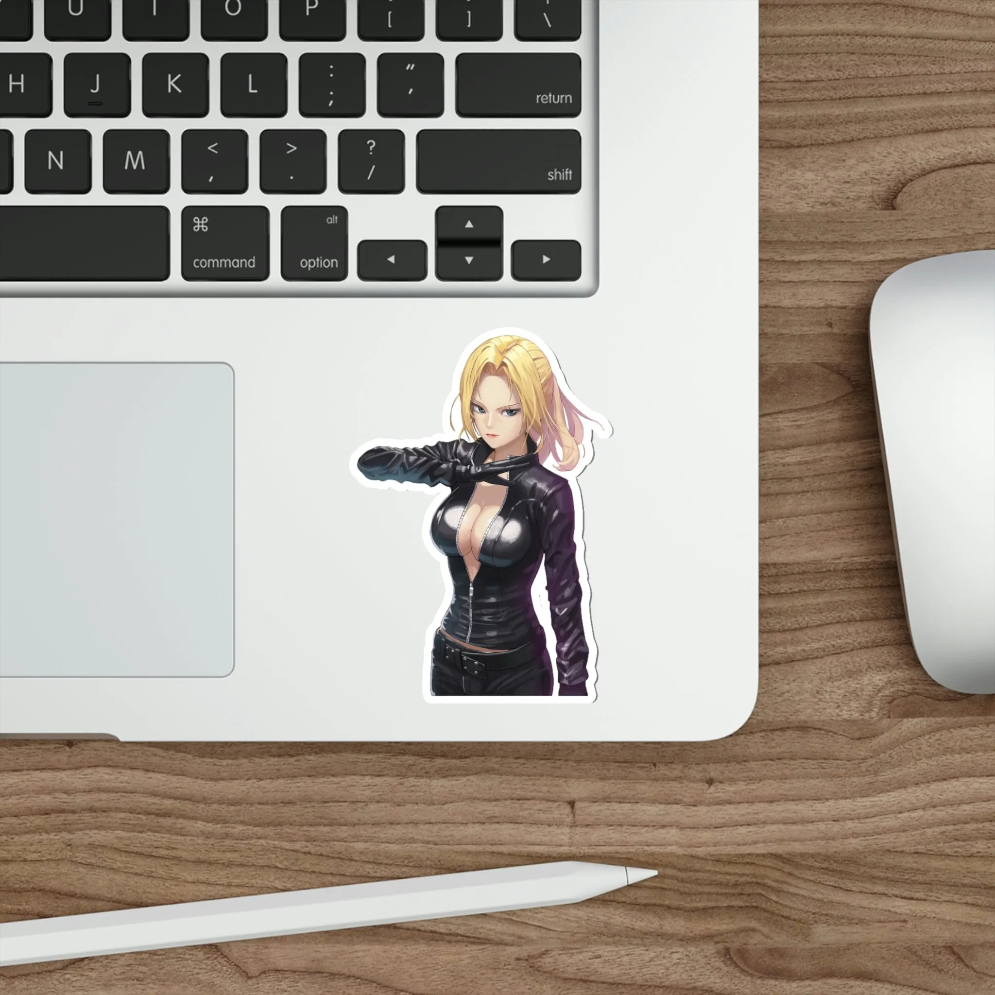 Tekken Nina Williams Sexy Leather Bodysuit Waterproof Sticker - Weatherproof Vinyl Car Decal