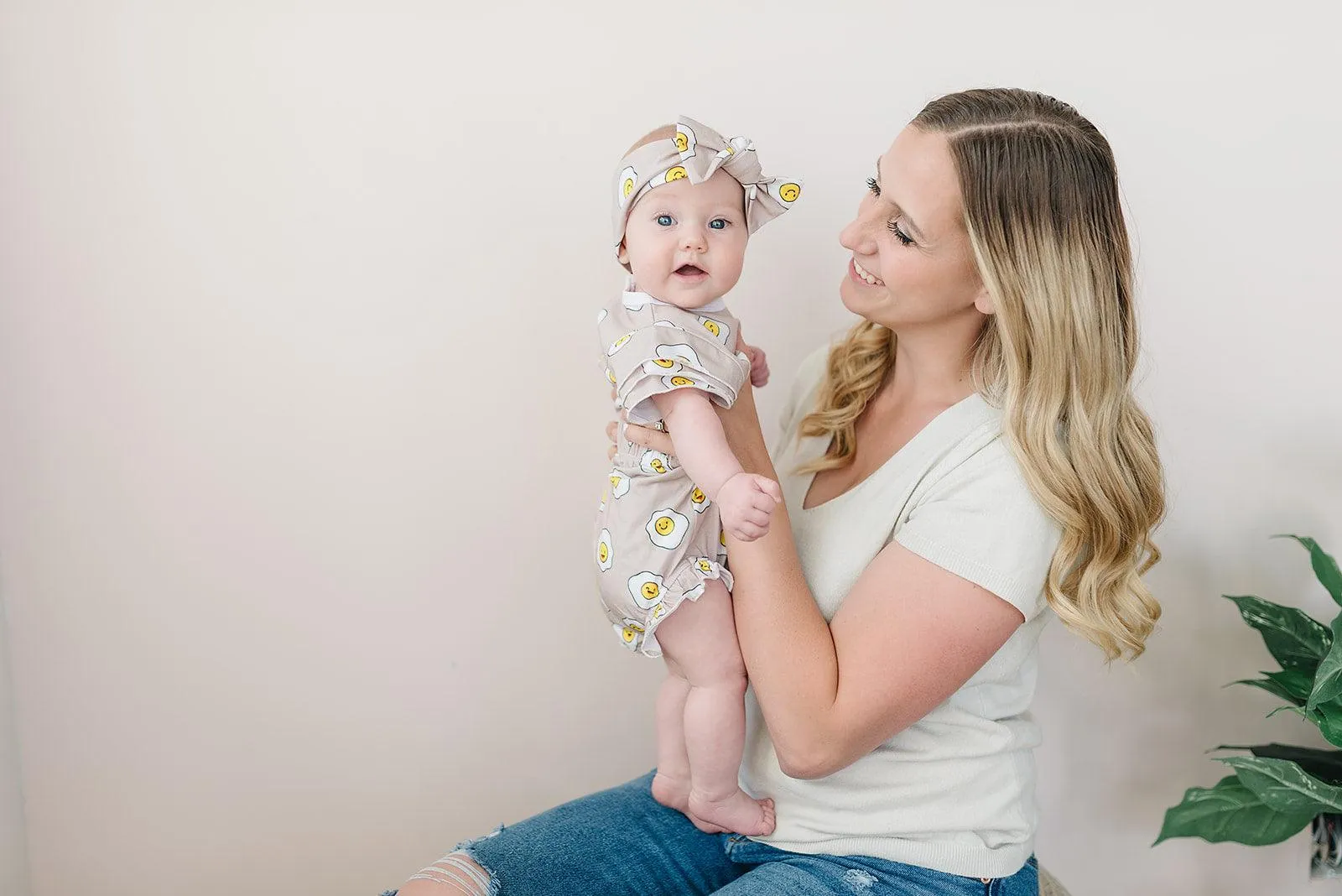 Tencel Lyocell Ruffle Bodysuit And Bloomer Set