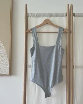 The Bella Bodysuit - Heather Grey