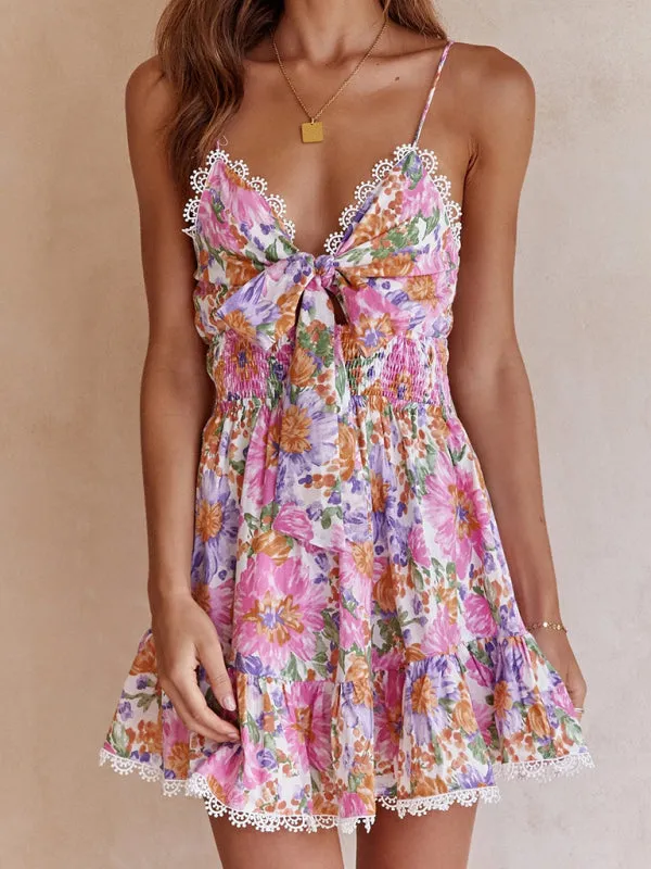 The Iris Floral Mini Dress