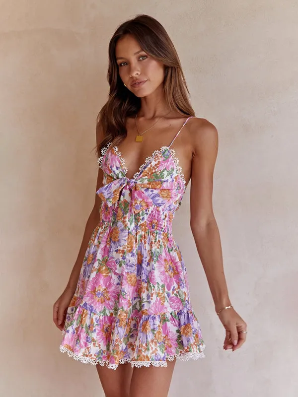 The Iris Floral Mini Dress