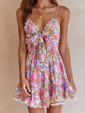 The Iris Floral Mini Dress