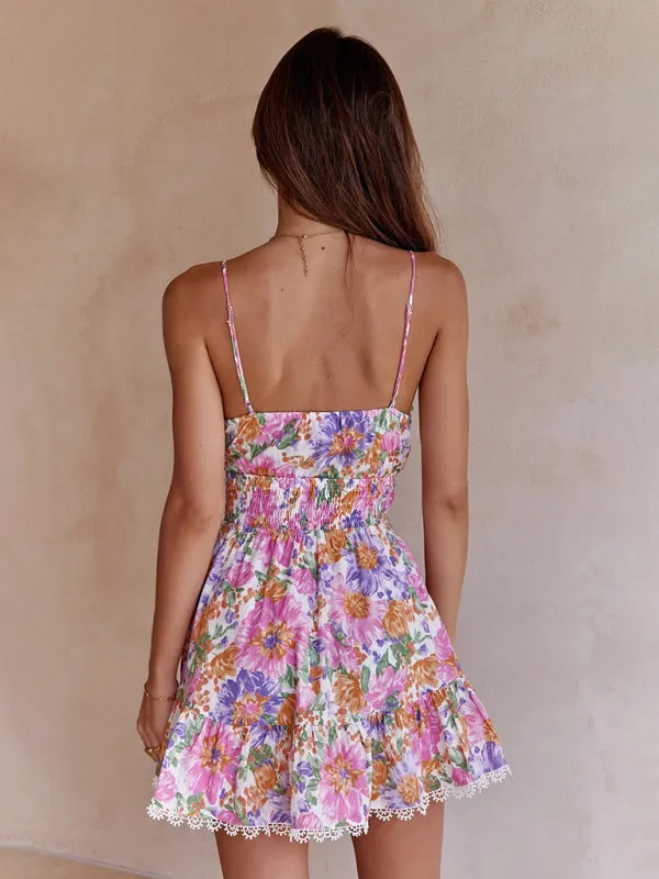 The Iris Floral Mini Dress