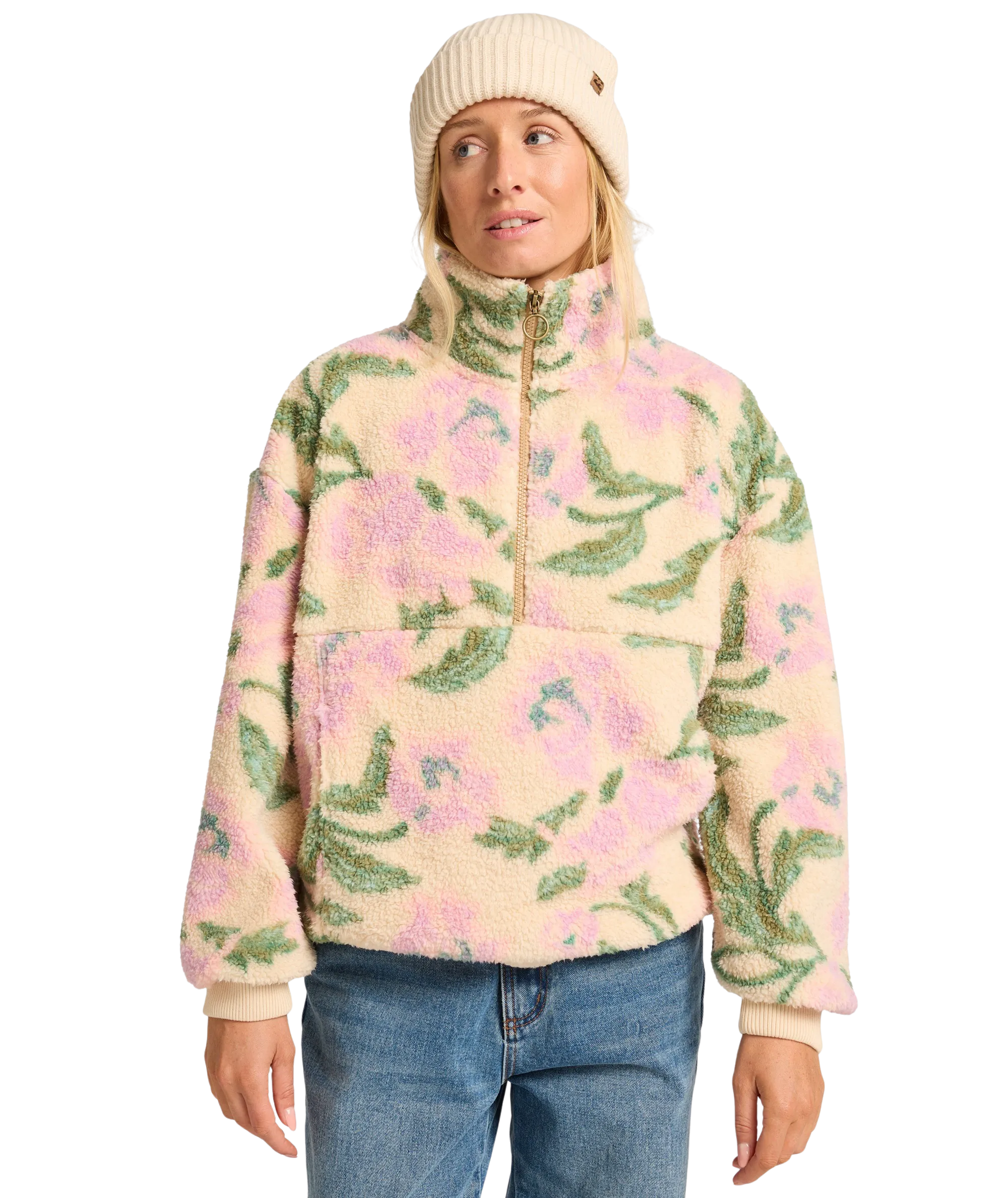 Time Off Fleece Jacket in Multi