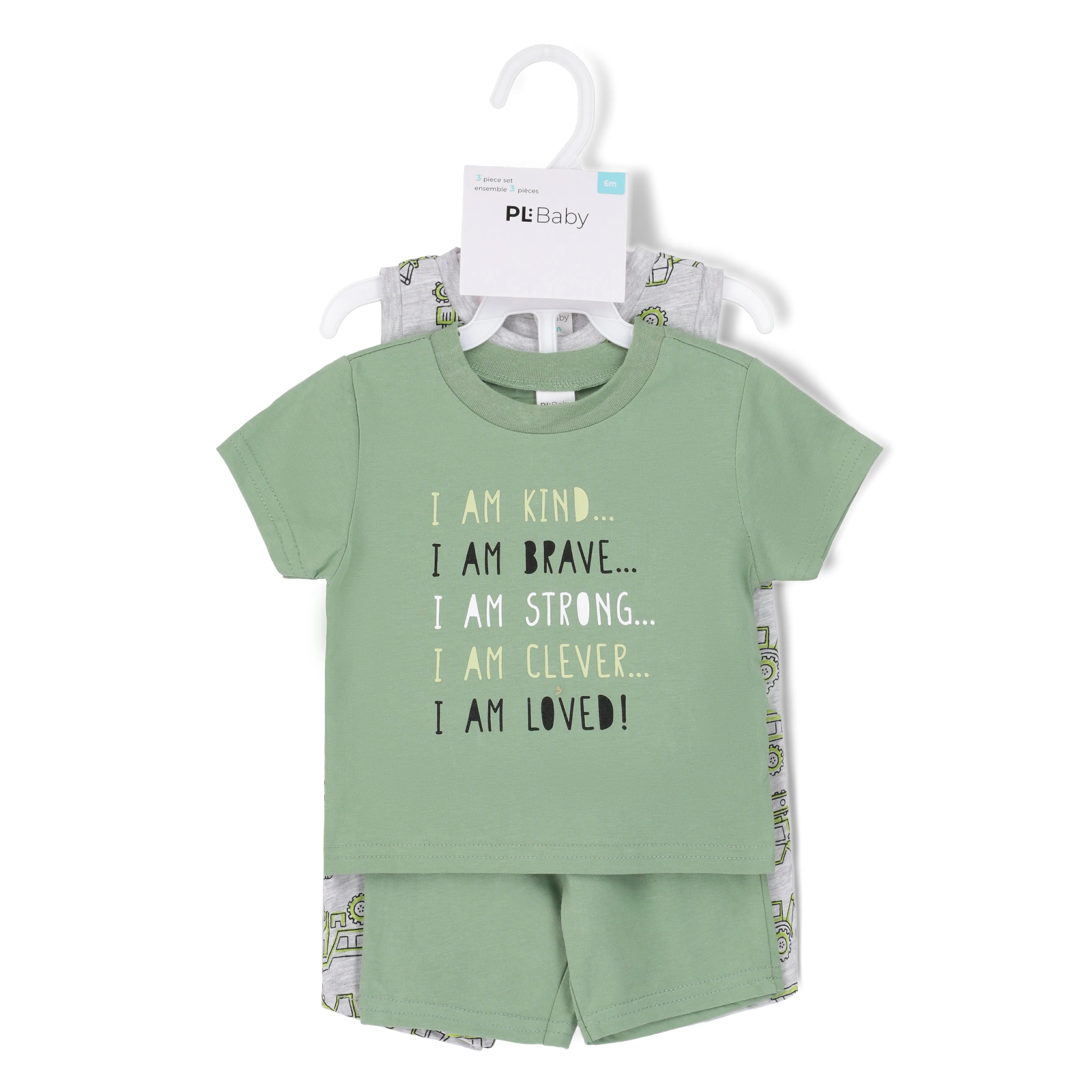 Tiny Trailblazer Combo 3PC Set-USA-Romper