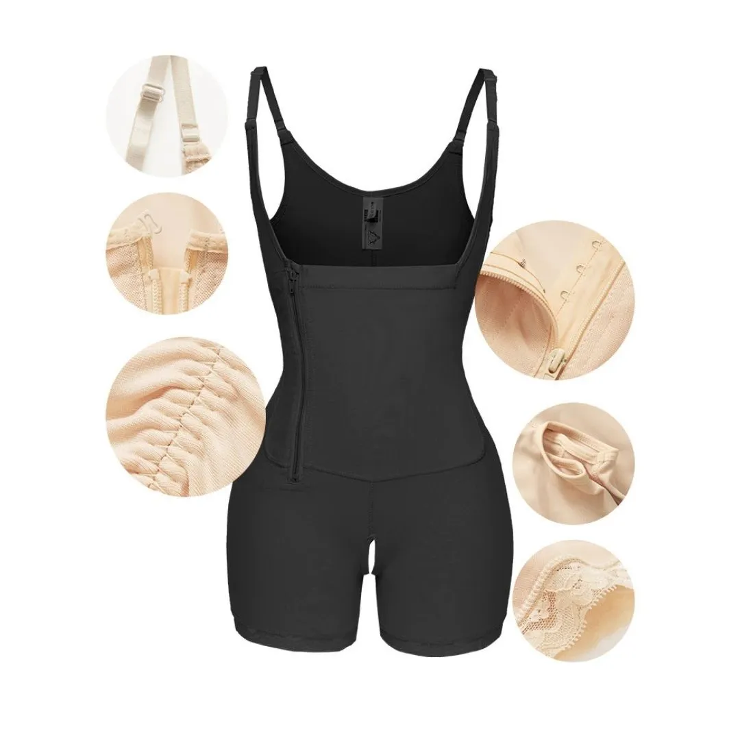 Tummy Control Shapewear with Side Zipper