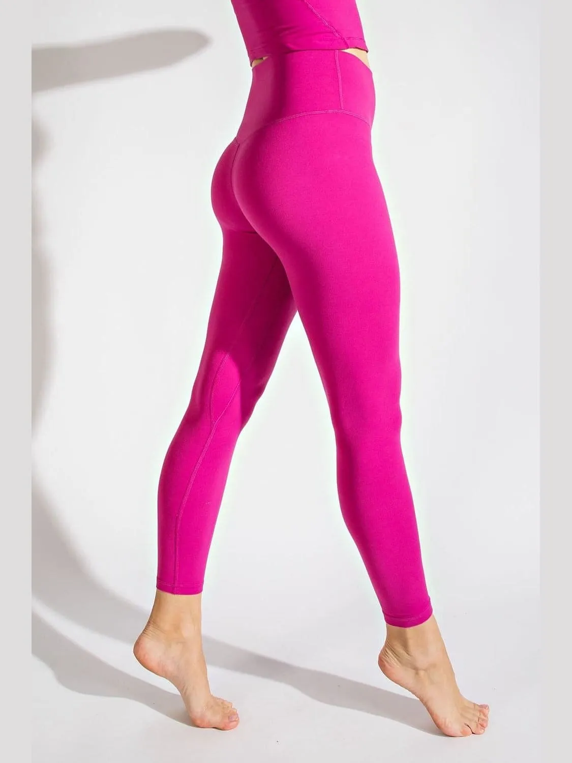 Two Lined Stitch Yoga Leggings