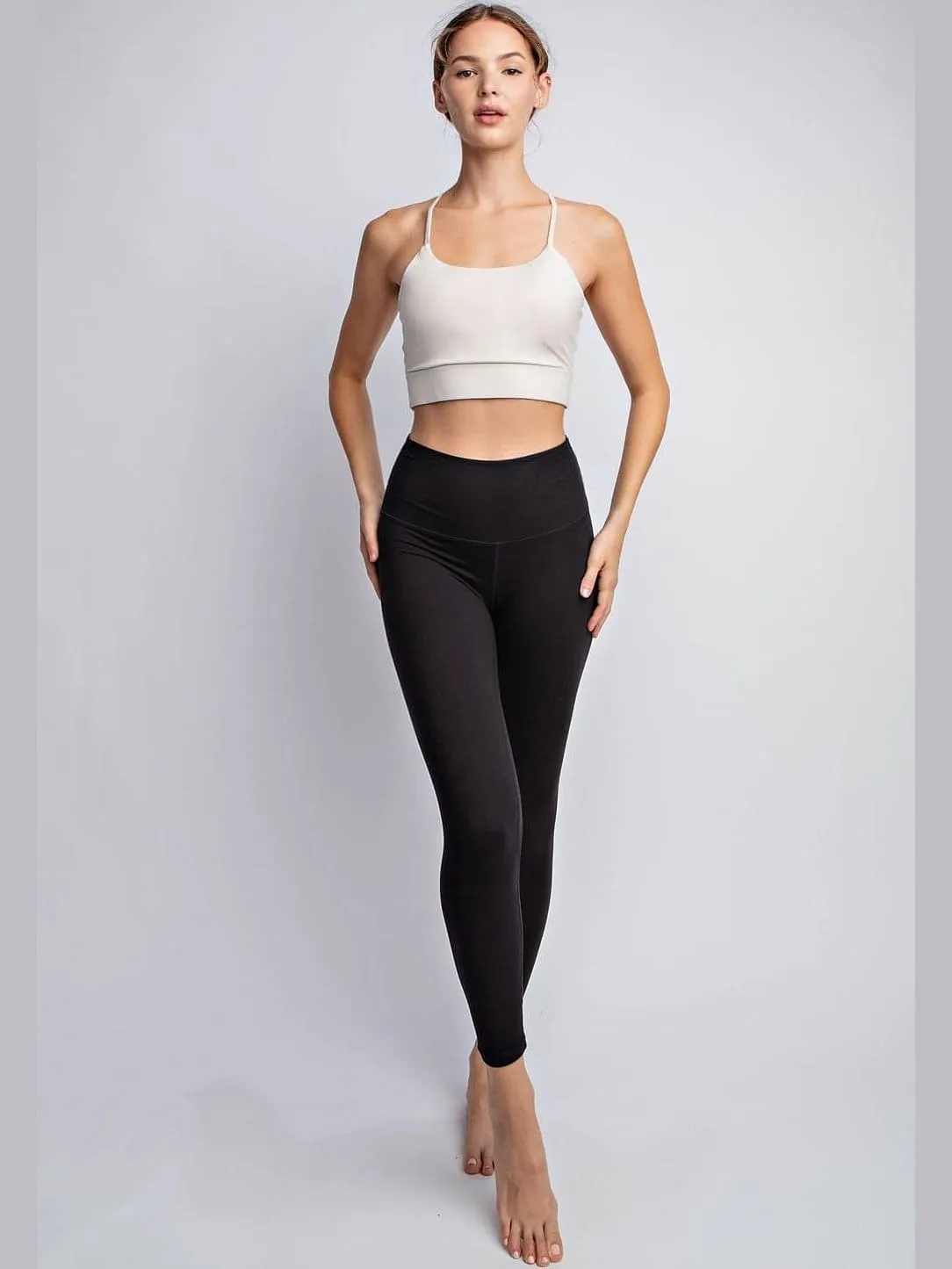 Two Lined Stitch Yoga Leggings