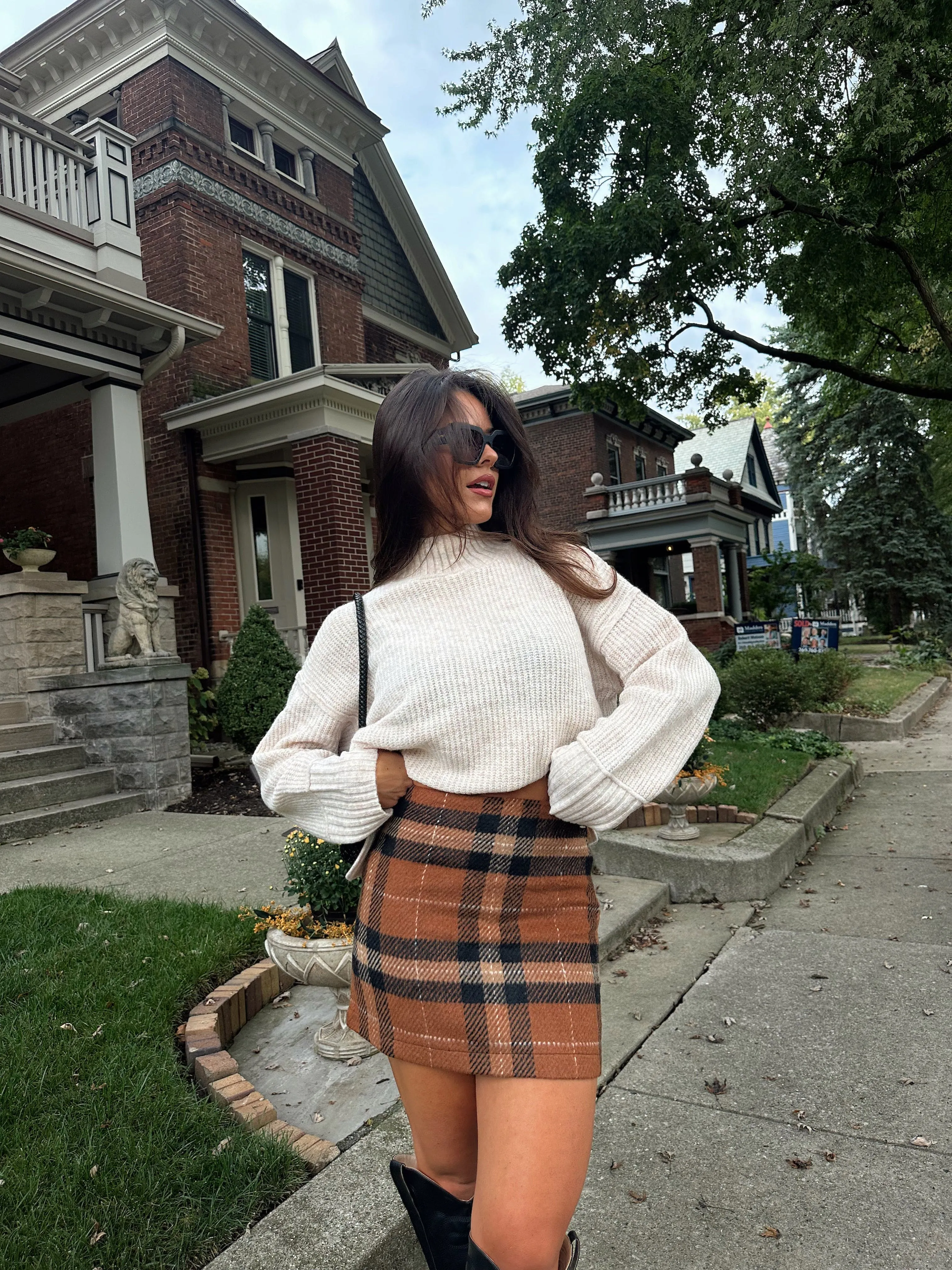 Valley Plaid Skirt