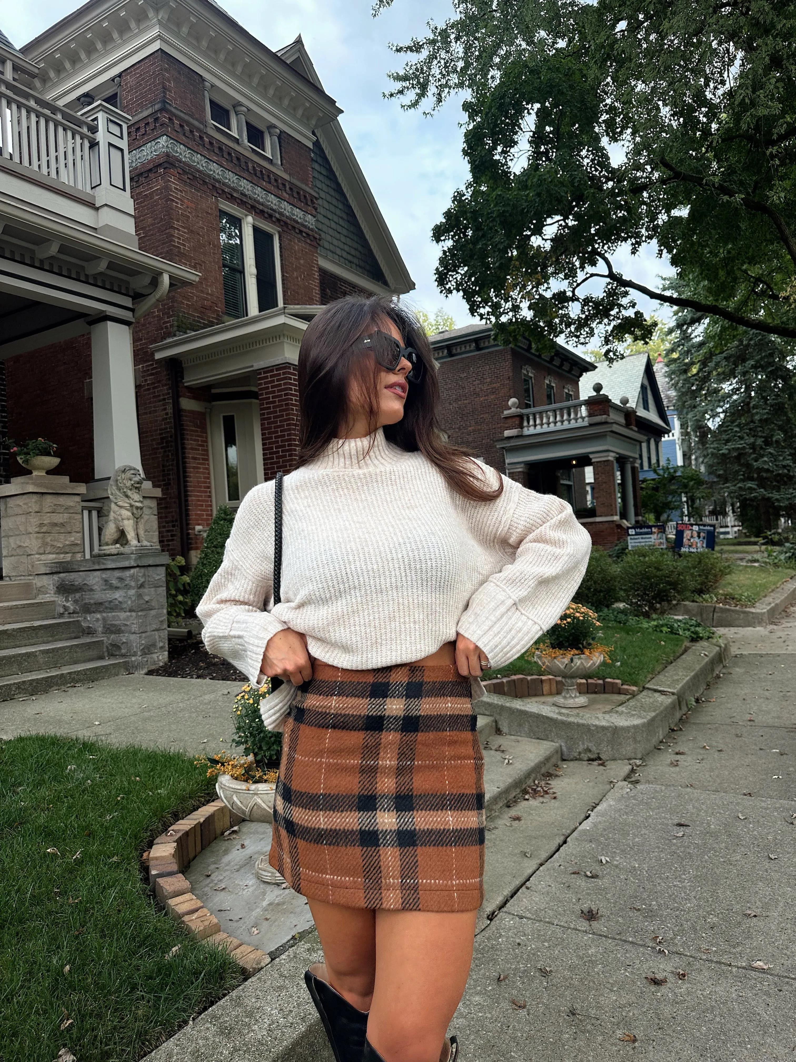 Valley Plaid Skirt