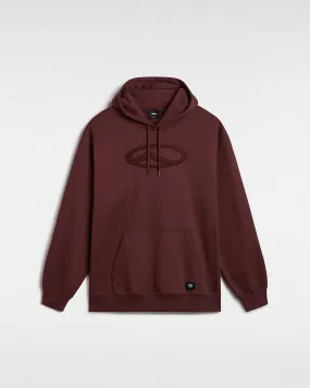 Vans Mens Oval Loose Pullover Hoodie - Bitter Chocolate