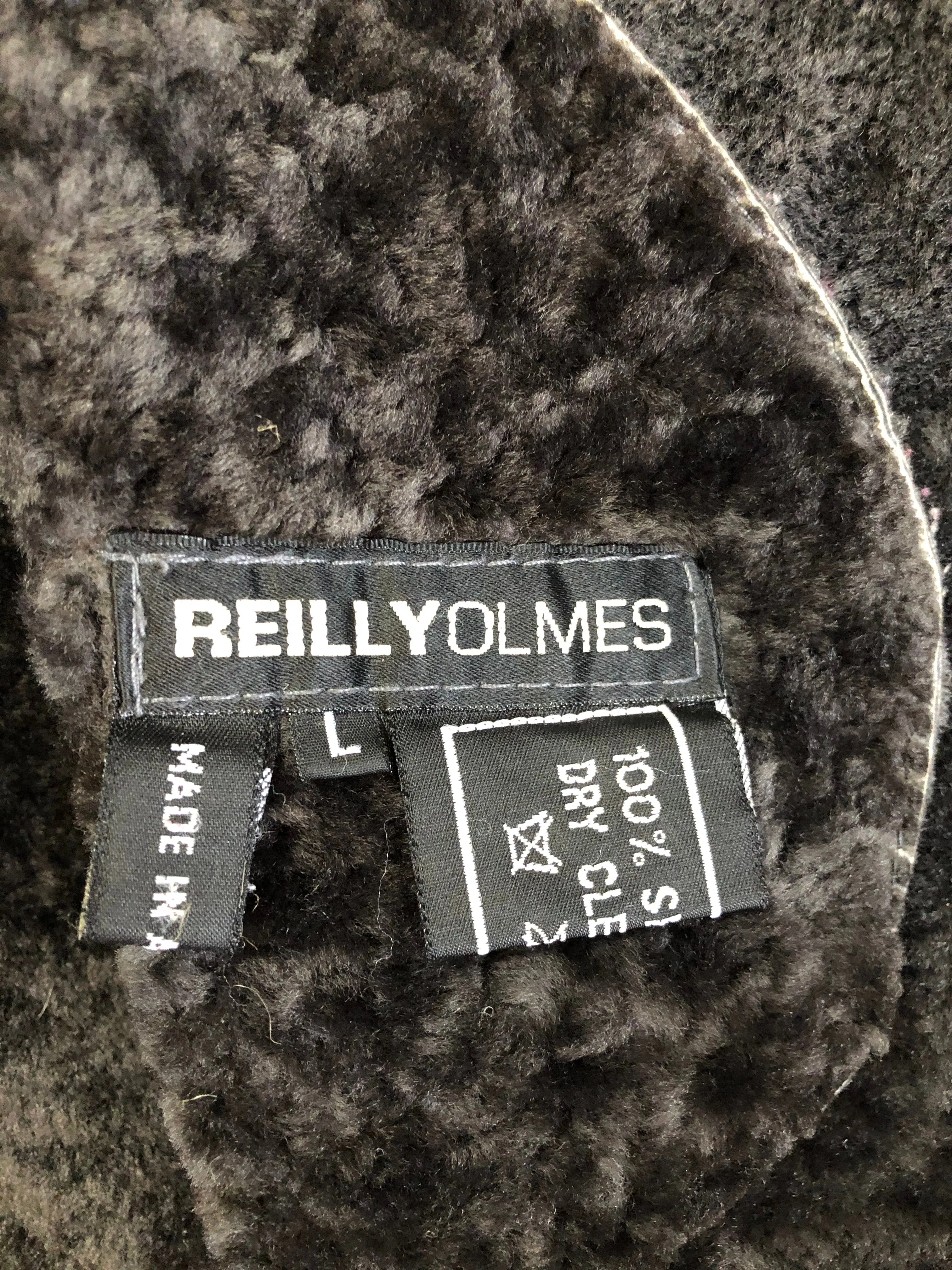 Vintage Reilly Olmes Dark Brown Shearling Coat, SOLD