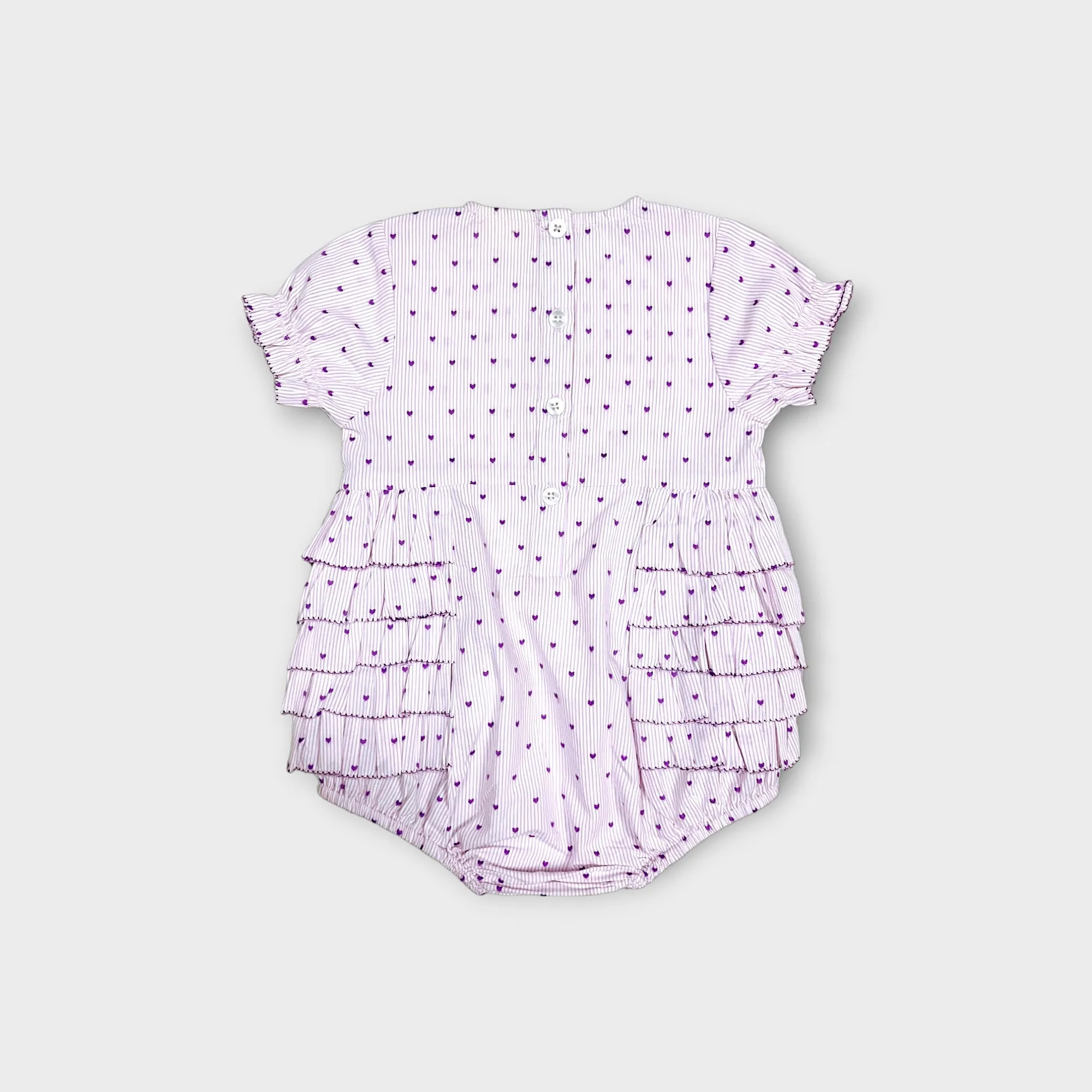 Vintage Ruffle Romper | Lilac