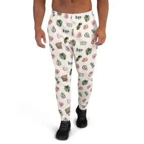 White Jungle Flora Men's Street Joggers