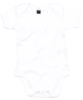 White Organic Cotton Baby Bodysuit