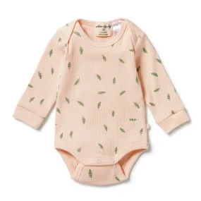 Wilson   Frenchy Rib Bodysuit Falling Leaf