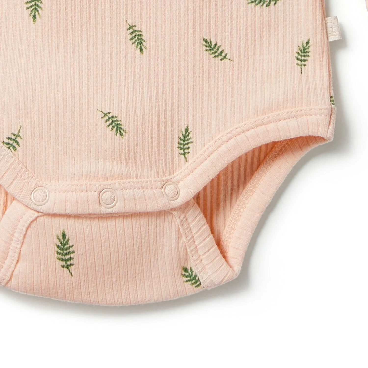 Wilson   Frenchy Rib Bodysuit Falling Leaf