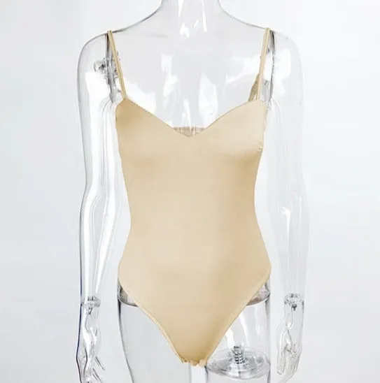 Wirefree Classic Bodysuit with Built in Bra