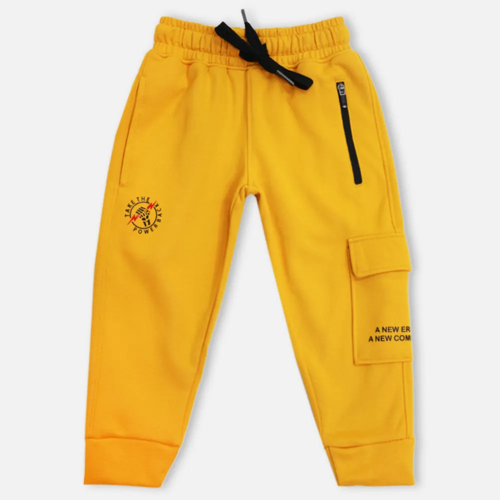 Yellow & Blue Cargo Joggers