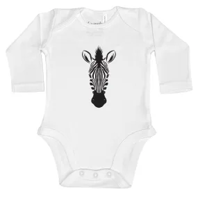 Zebra Head | White Bodysuit