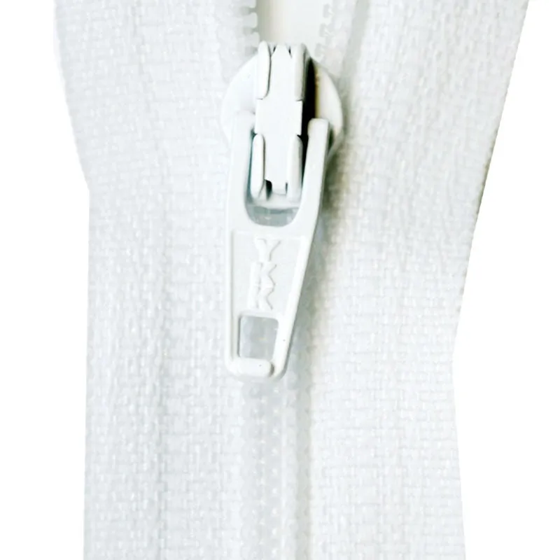 Zipper 18" - White